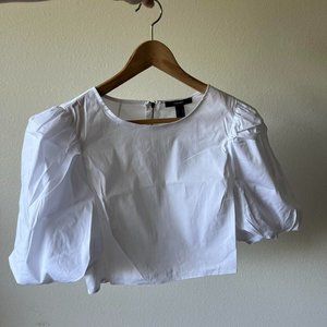 Forever 21 Cropped Women's Shirt, size M